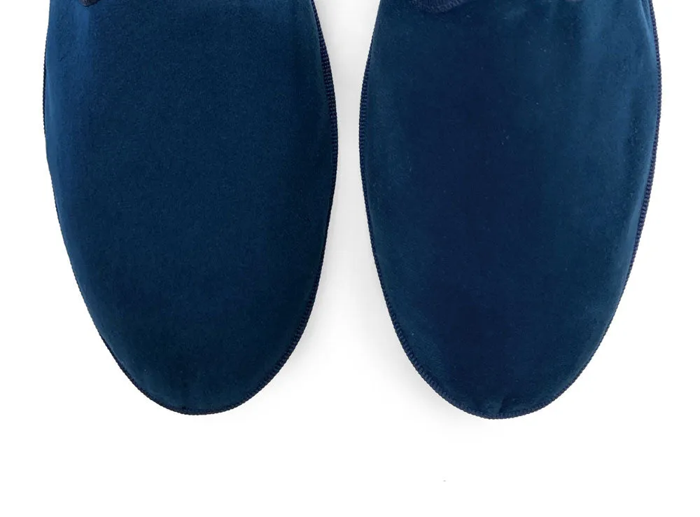 Friulane Blue Velvet Slippers