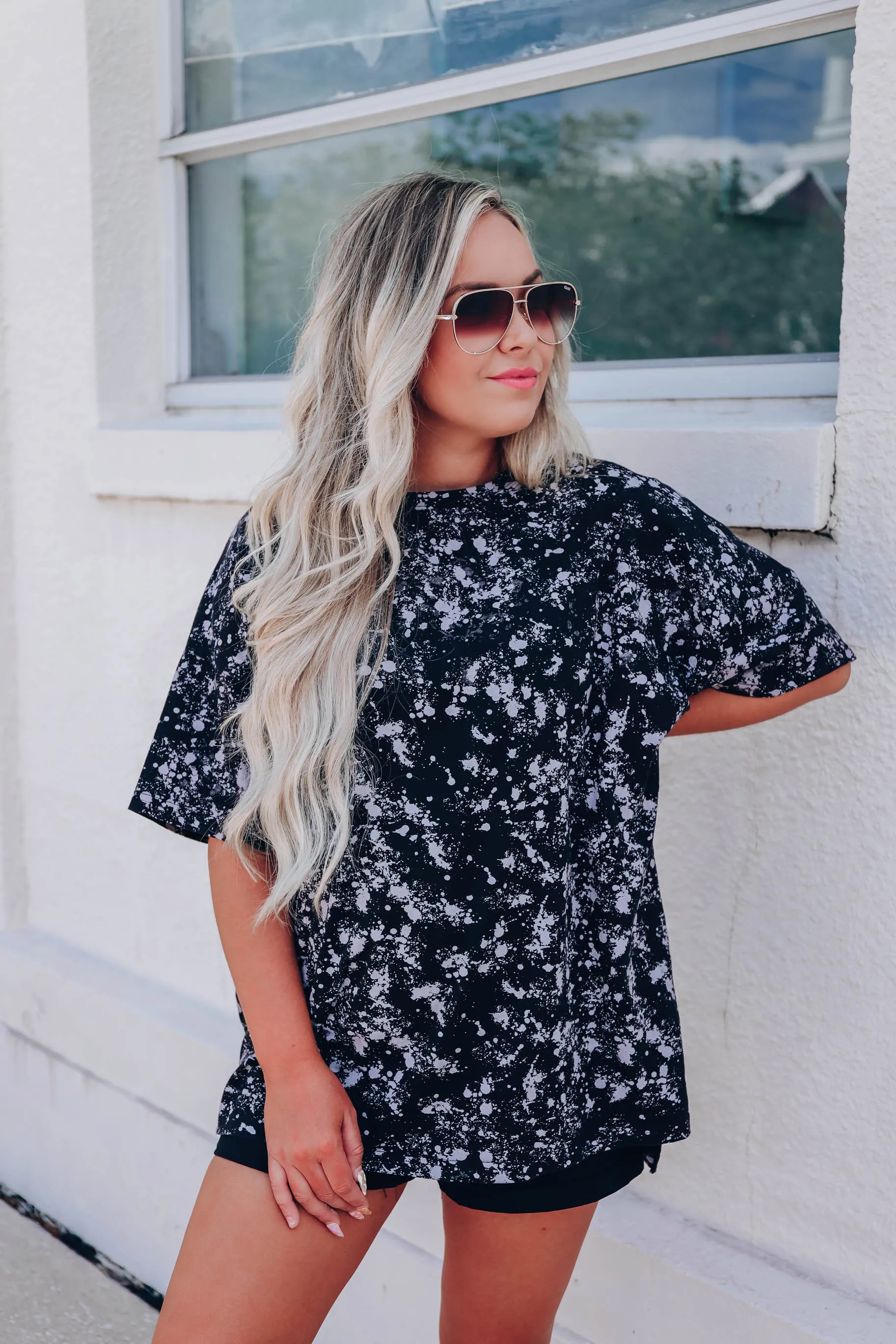 Grunge Paint Splatter Tee