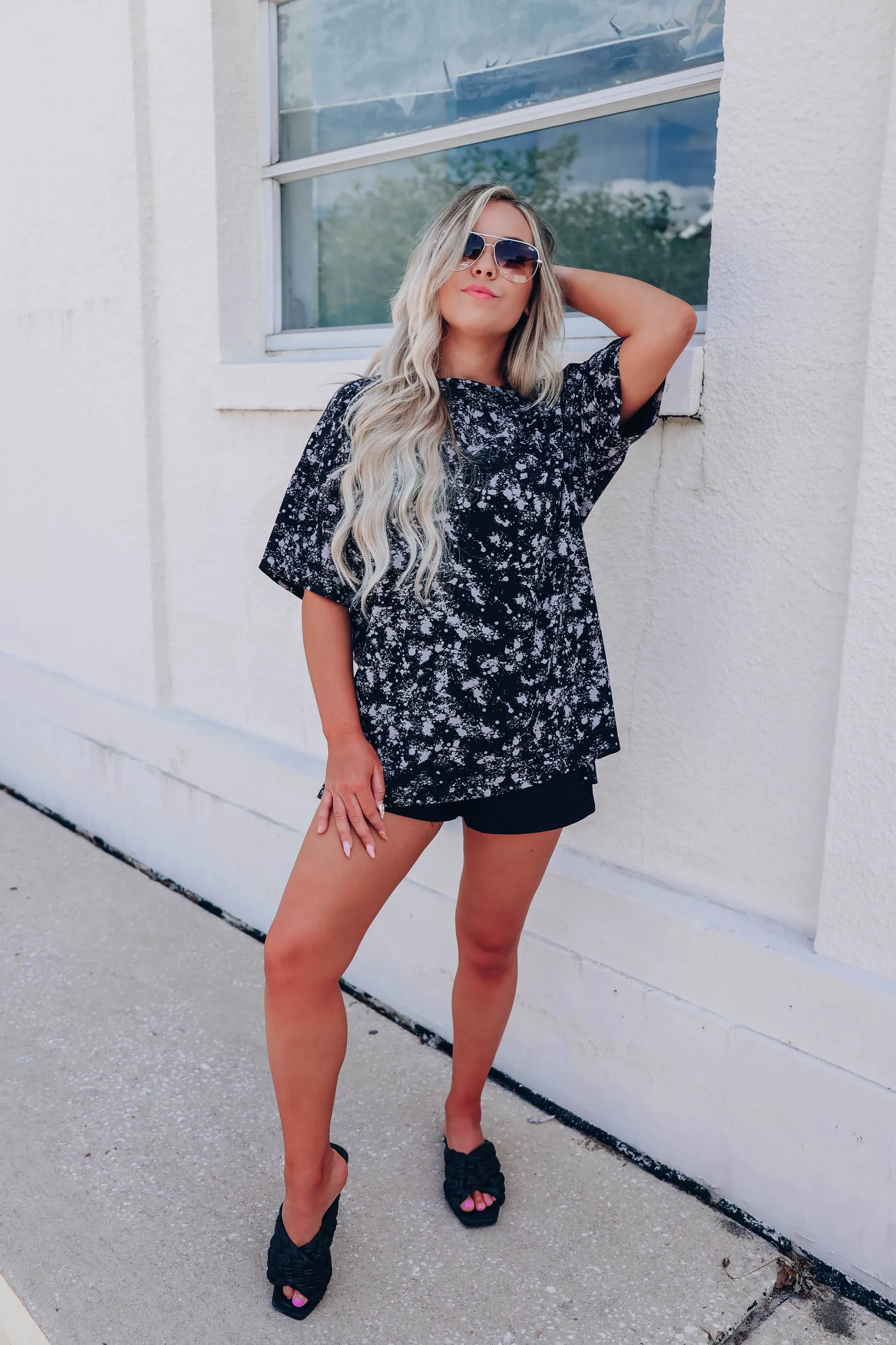 Grunge Paint Splatter Tee