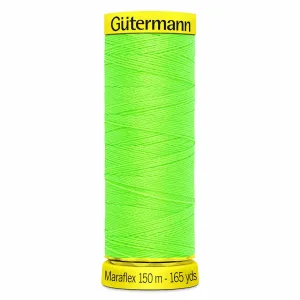 Gutermann 150m Maraflex Stretch Jersey Thread - 3853 Neon Green