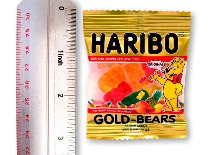 Haribo Gummi Gold Bears 72-Piece Tub