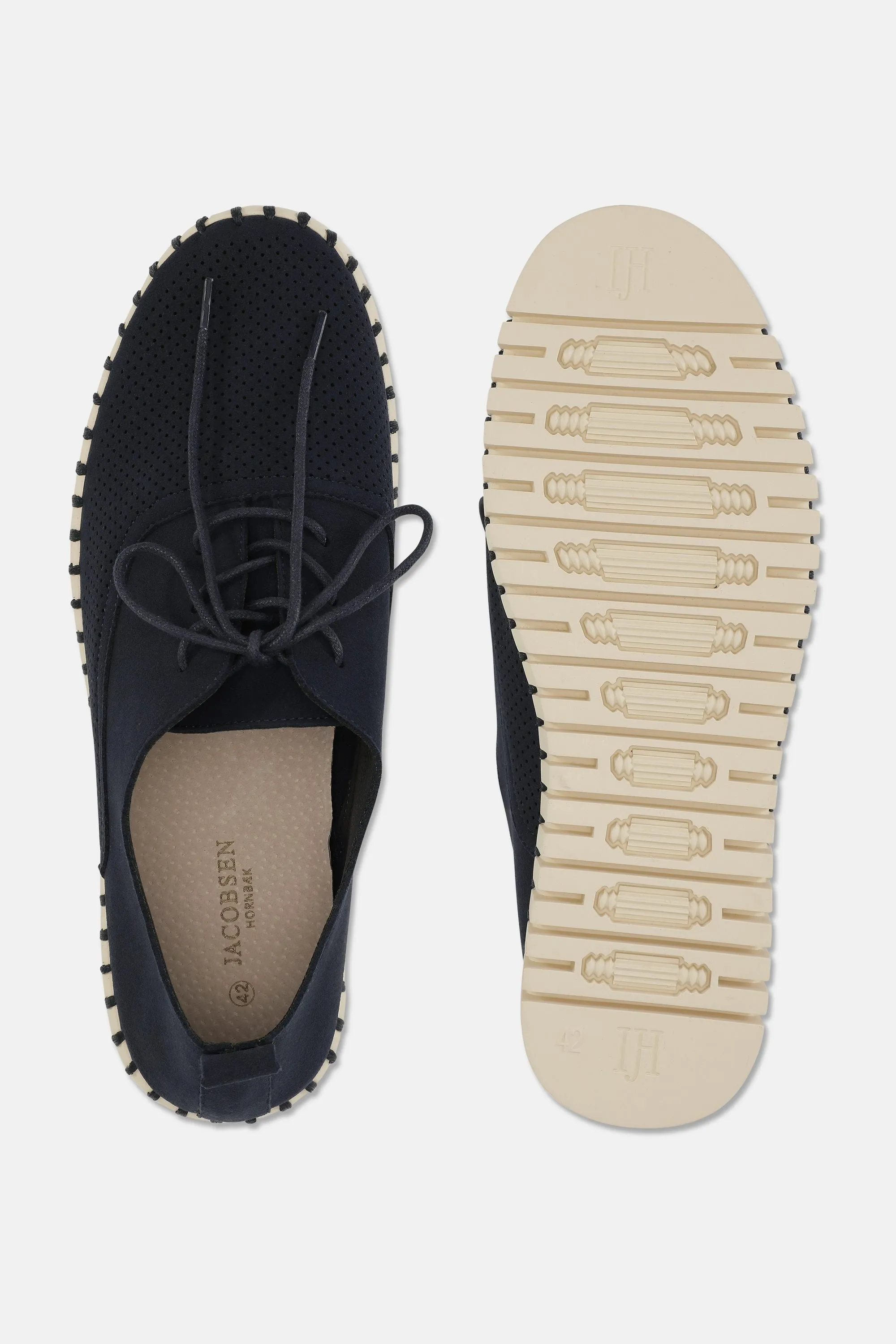 Herrenschuhe Mit Schnürung - Dark Indigo Pearled Ivory