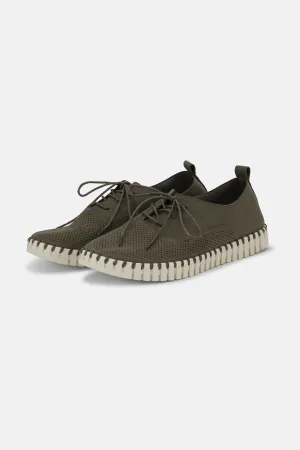 Herrenschuhe Mit Schnürung - Deep Olive Pearled Ivory