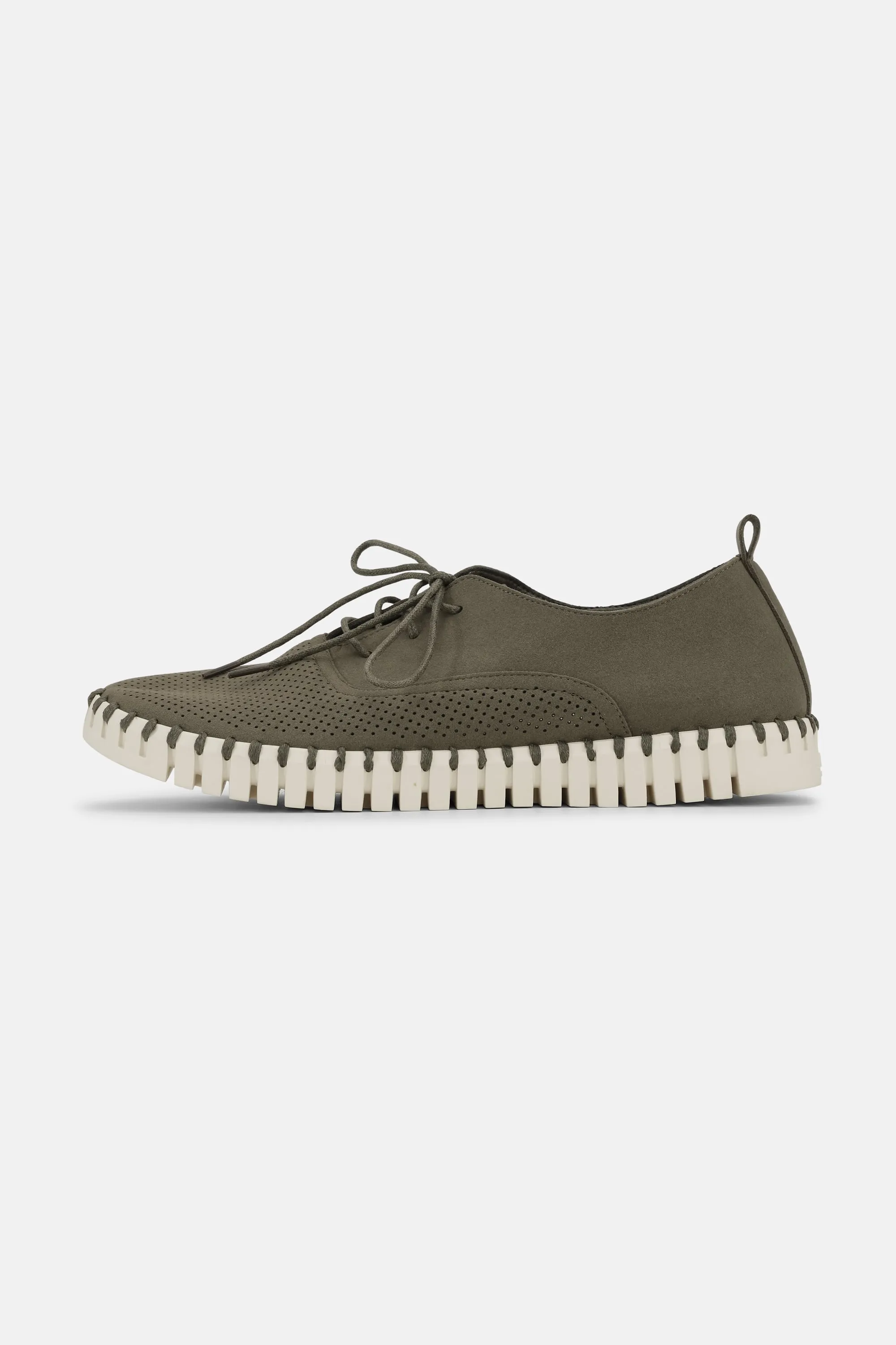 Herrenschuhe Mit Schnürung - Deep Olive Pearled Ivory