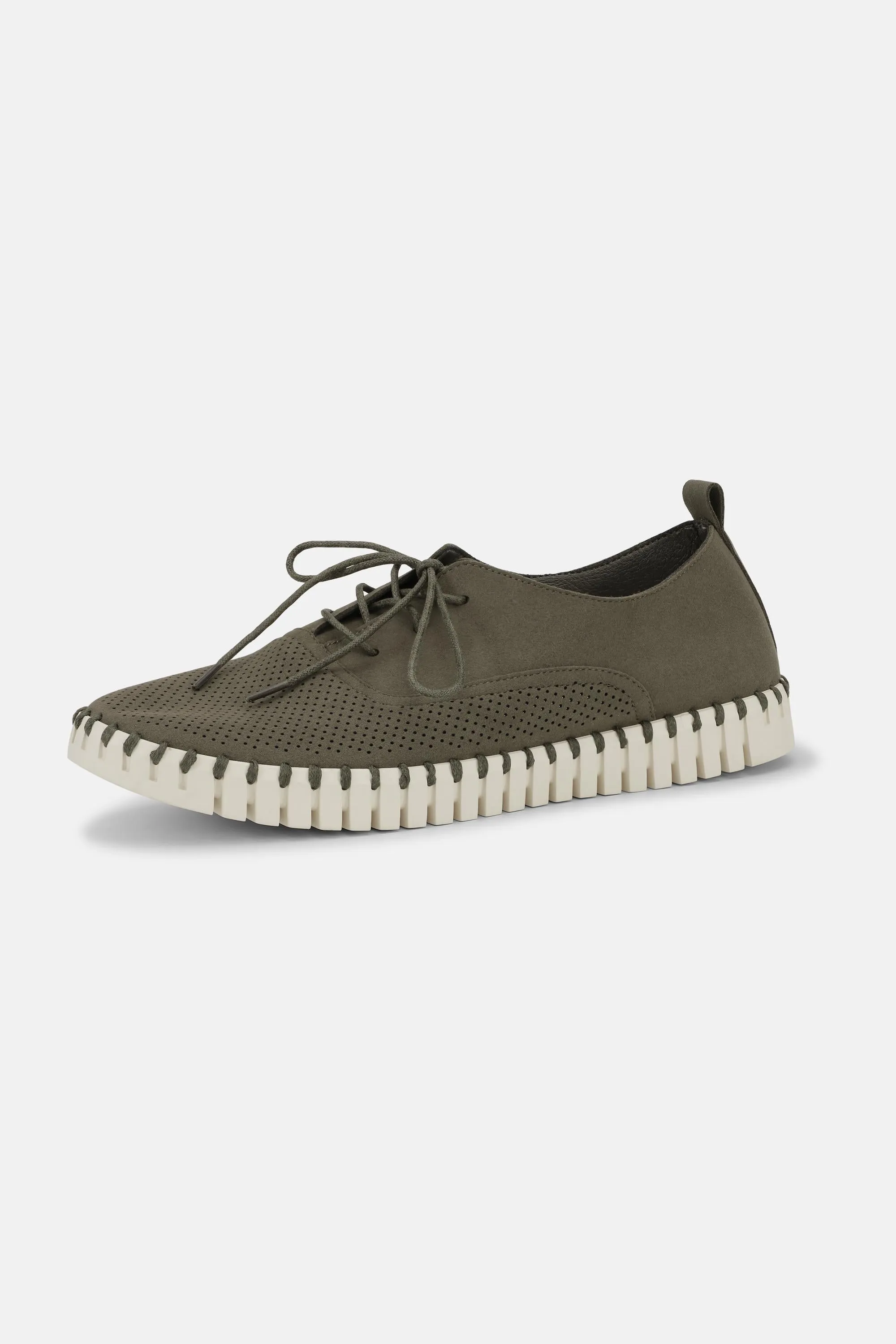 Herrenschuhe Mit Schnürung - Deep Olive Pearled Ivory