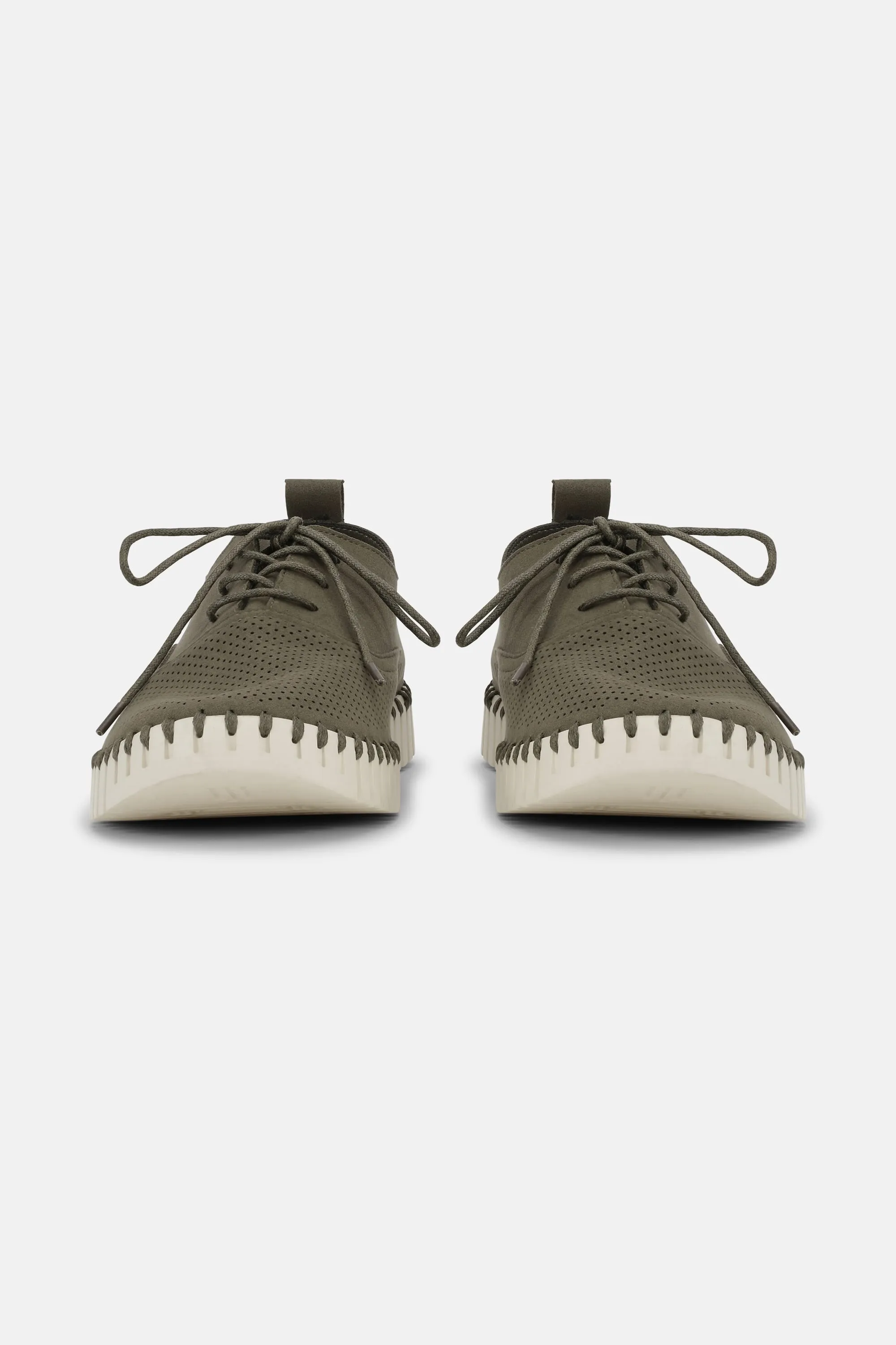 Herrenschuhe Mit Schnürung - Deep Olive Pearled Ivory