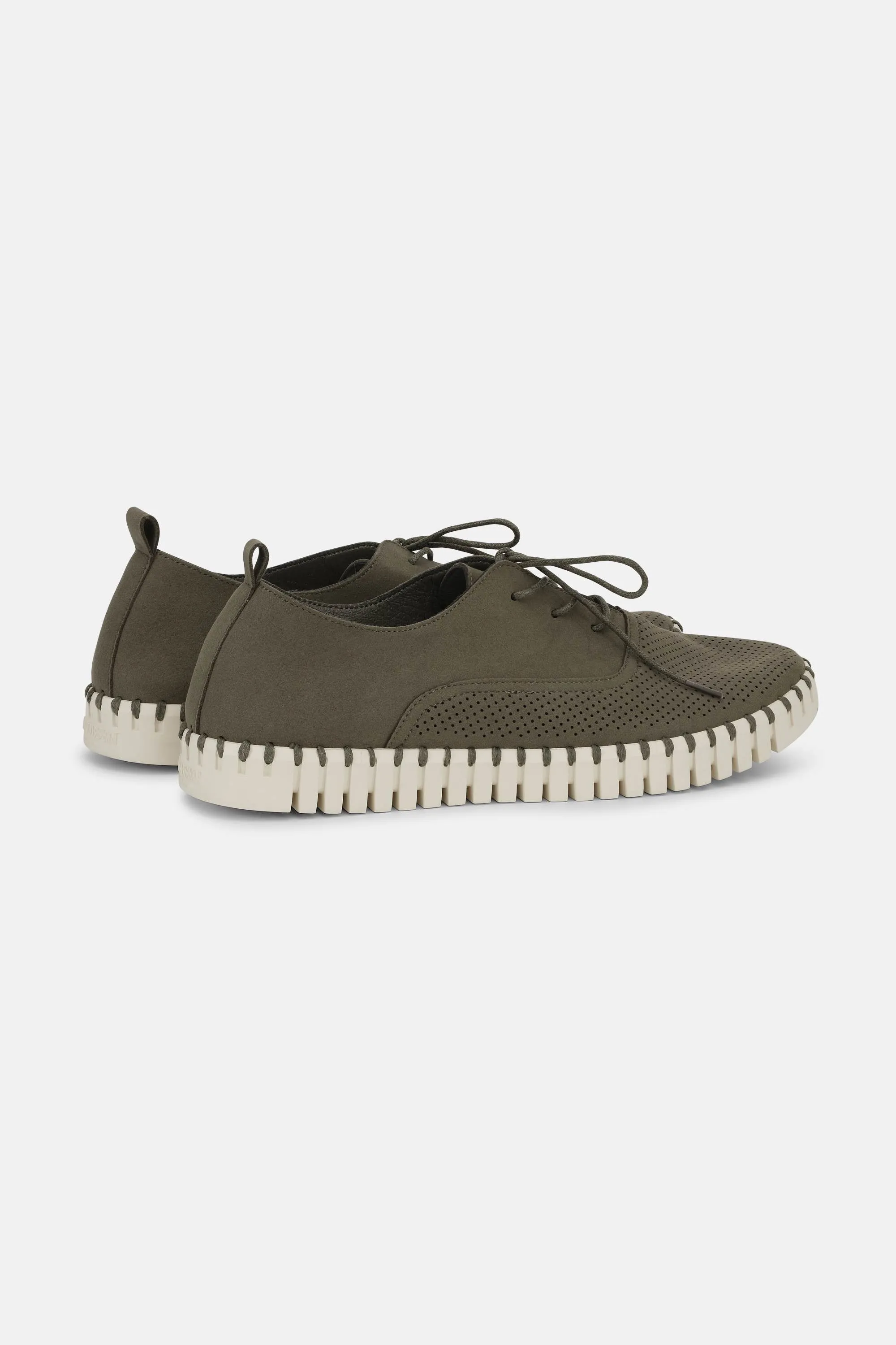 Herrenschuhe Mit Schnürung - Deep Olive Pearled Ivory