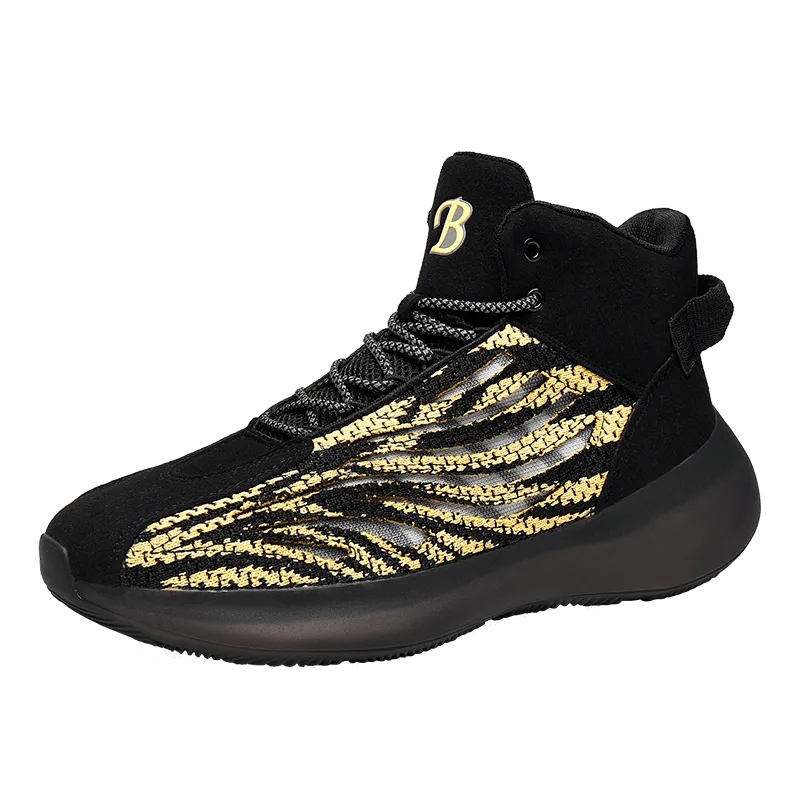 High-cut luminous men's casual shoes breathable basketball running shoes cushioning anti-skid Zapatos Hombre Sapatos sneakers