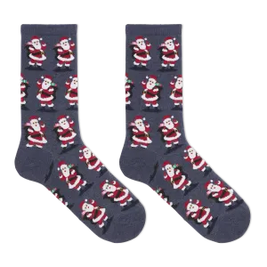 HOTSOX Women's Santa With Presents Crew Socks