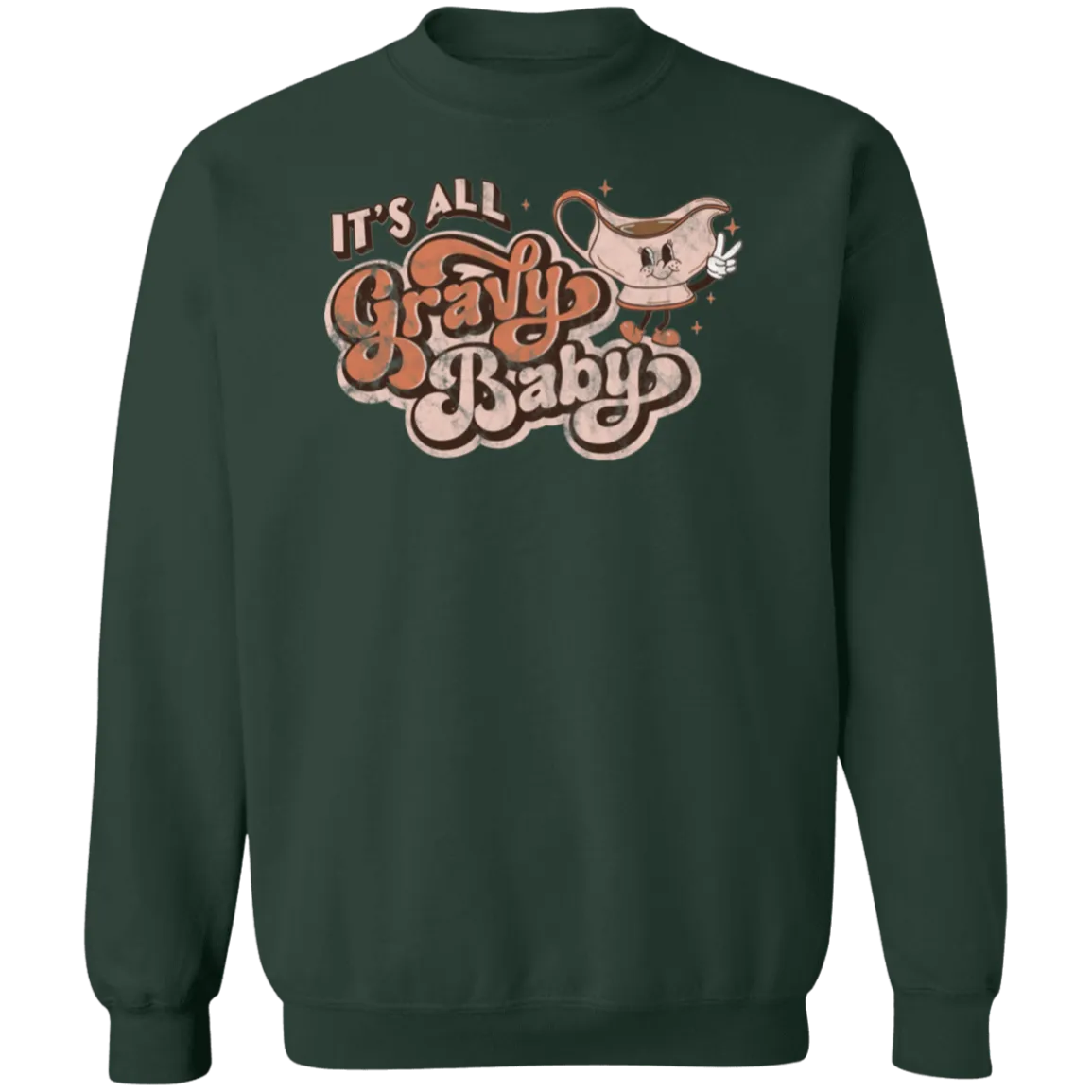 It’s All Gravy, Baby Gildan Sweatshirt – Fun, Cozy Thanksgiving Vibes for Fall!