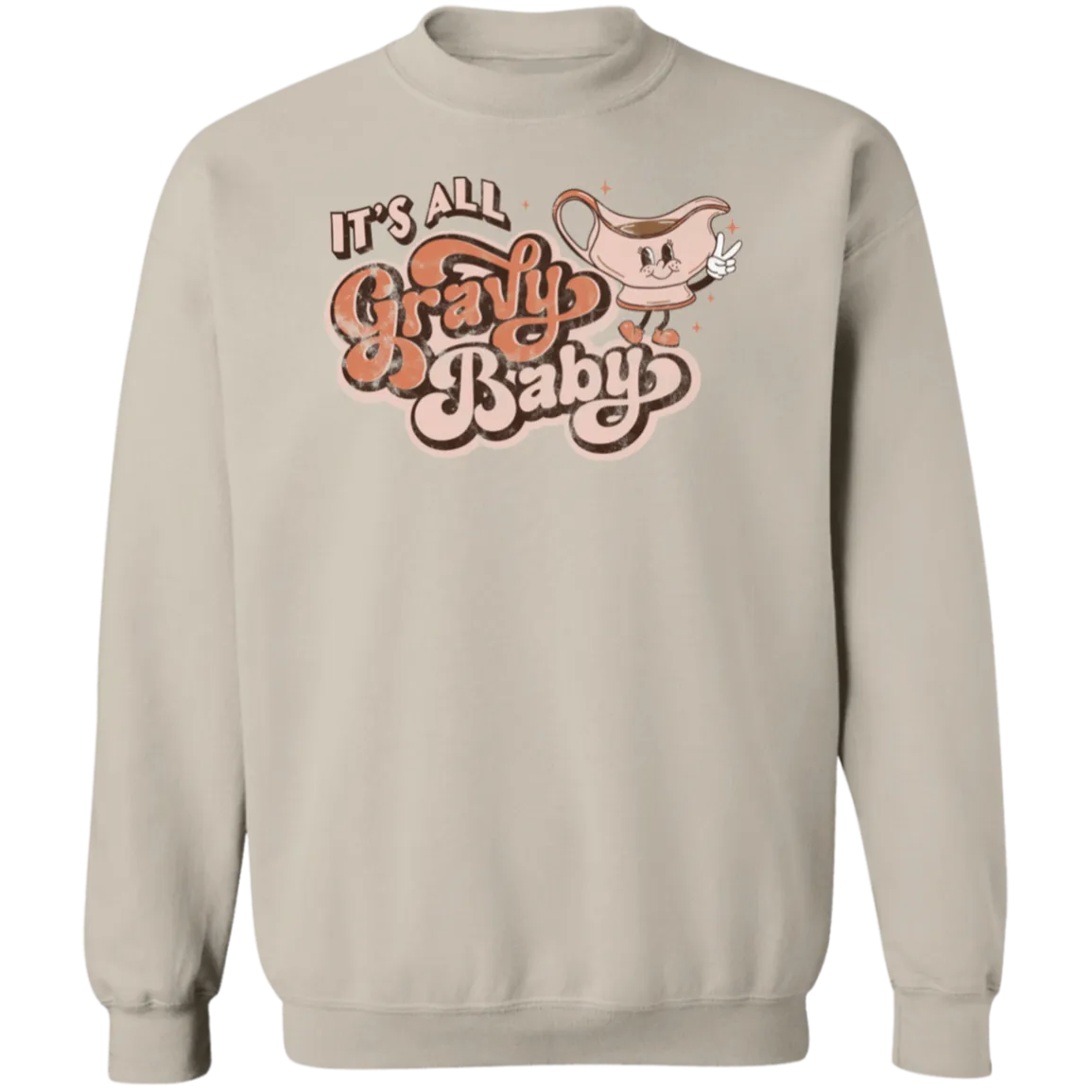 It’s All Gravy, Baby Gildan Sweatshirt – Fun, Cozy Thanksgiving Vibes for Fall!