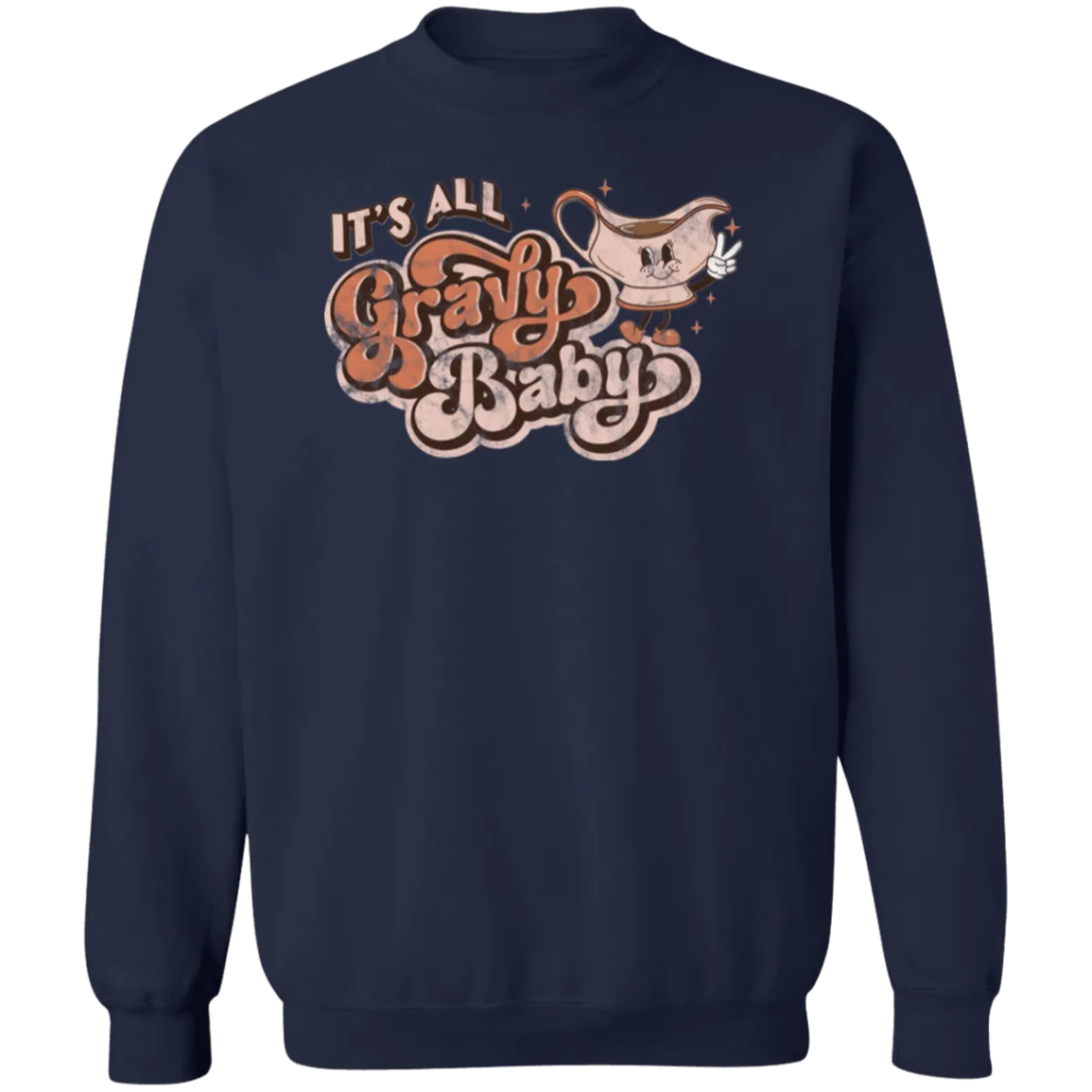 It’s All Gravy, Baby Gildan Sweatshirt – Fun, Cozy Thanksgiving Vibes for Fall!