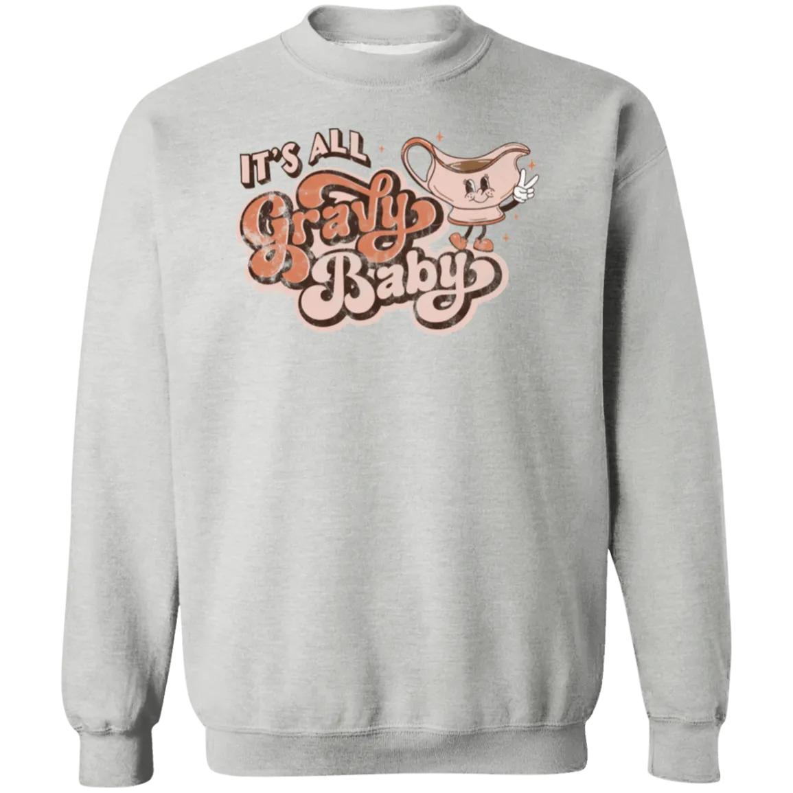 It’s All Gravy, Baby Gildan Sweatshirt – Fun, Cozy Thanksgiving Vibes for Fall!