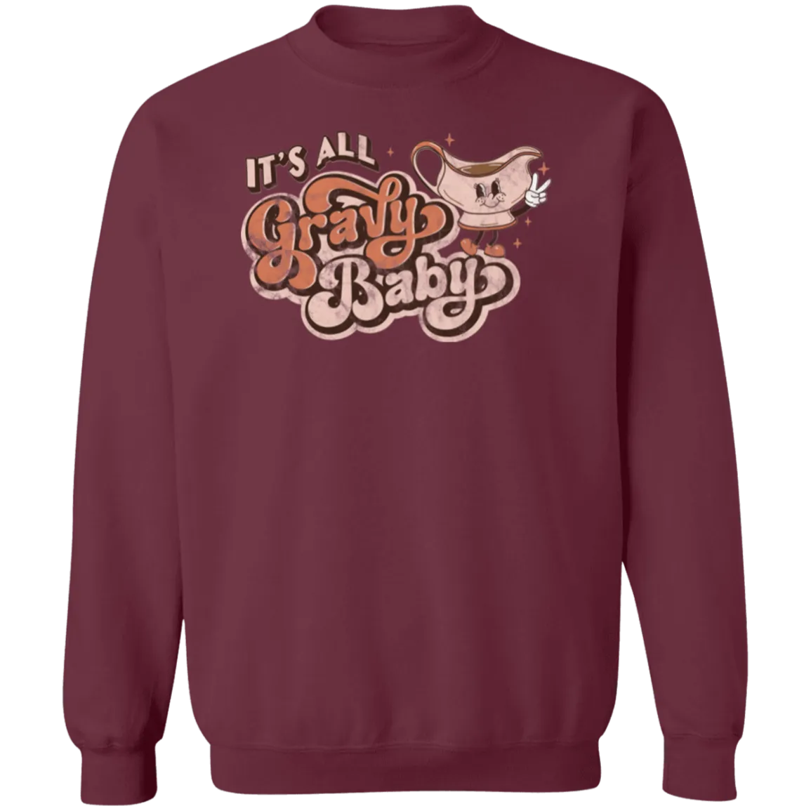It’s All Gravy, Baby Gildan Sweatshirt – Fun, Cozy Thanksgiving Vibes for Fall!