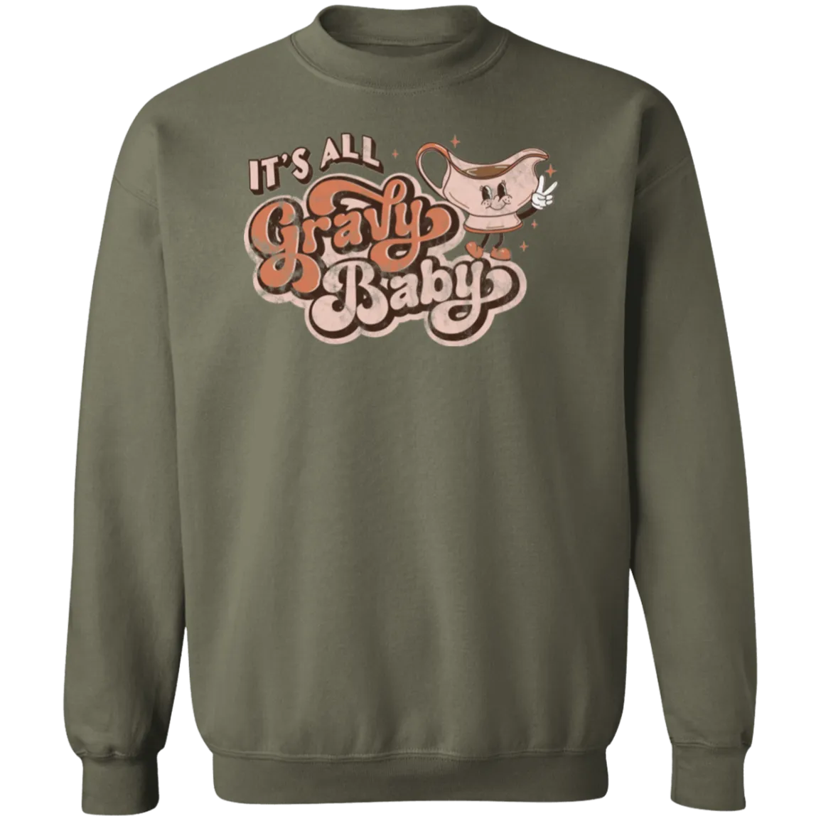 It’s All Gravy, Baby Gildan Sweatshirt – Fun, Cozy Thanksgiving Vibes for Fall!