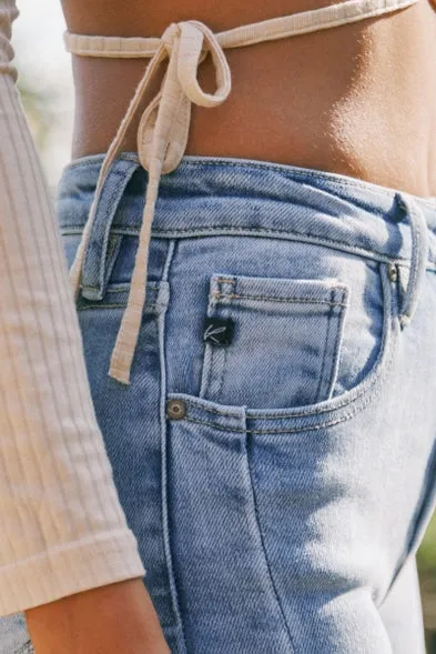 Kan Can High Rise Super Flare with Front Seam