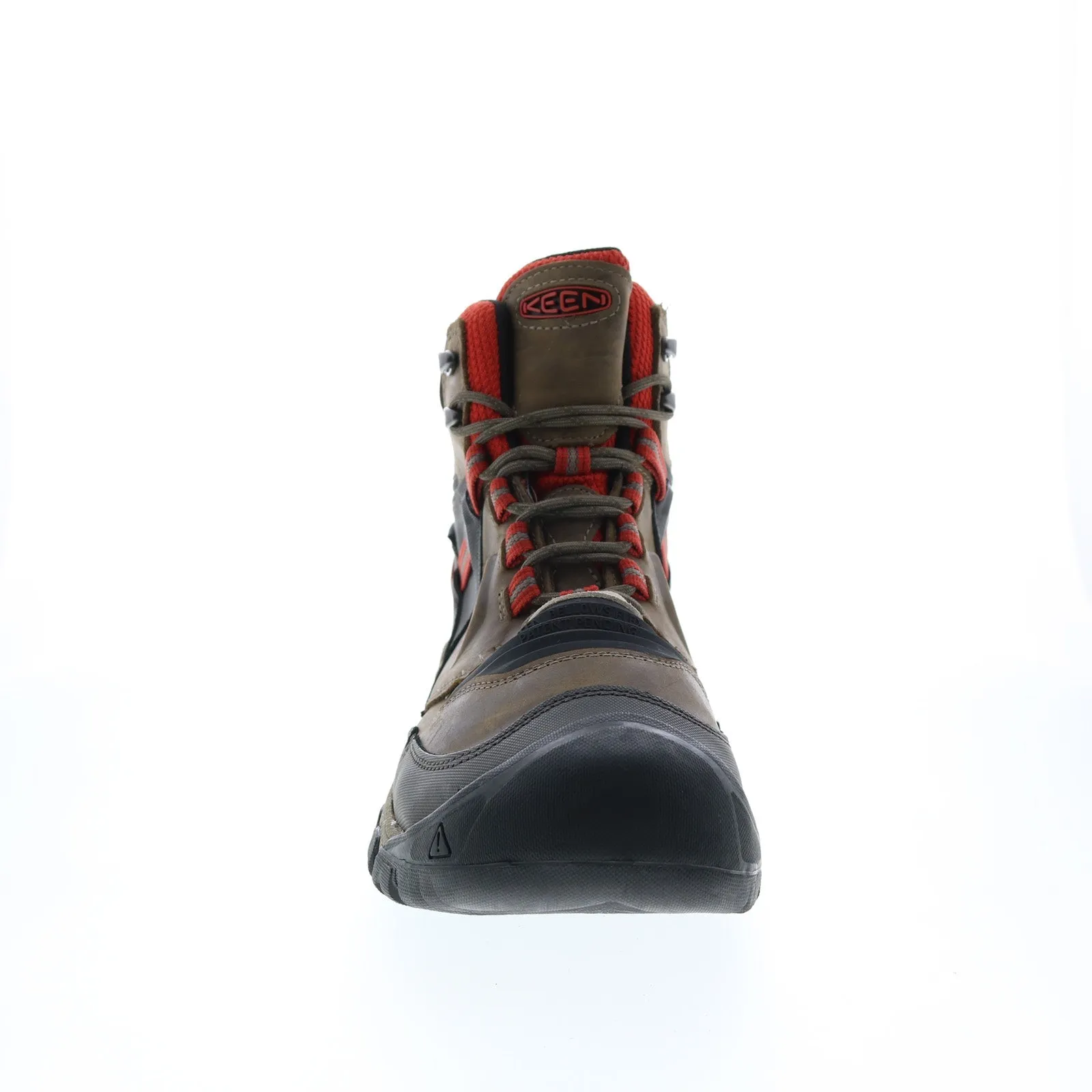 Keen Ridge Flex Waterproof 1025416 Mens Brown Wide Leather Lace Up Hiking Boots