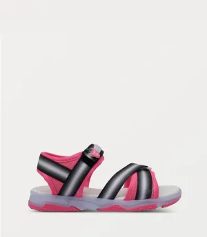 KG0218-BLACK-Girl Sandal