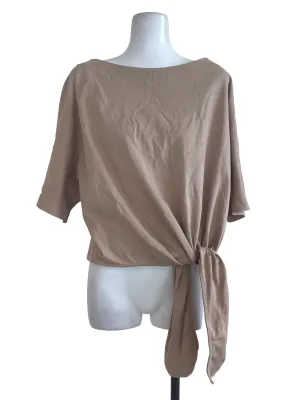 Khaki Plain Casual Top