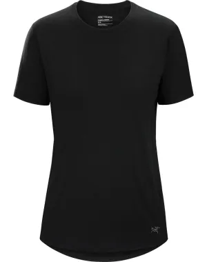 Lana Merino Wool Crew Neck Shirt SS Women's
