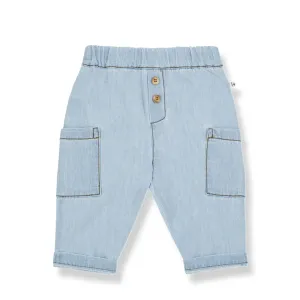 LEONARDO woven pants - denim