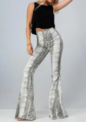 Lindsay Leopard Flares