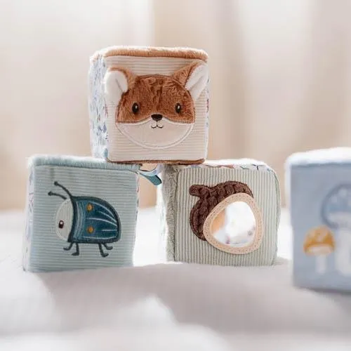 Little Dutch Set Of Soft Cubes - Forest Friends