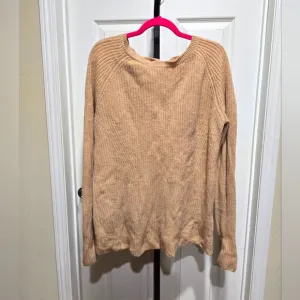 Lord &amp; Taylor Tan Cashmere Sweater