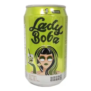 Madam Hong Lady Boba Matcha Latte Bubble Tea 315ml ~ 洪大媽波波小妞 抹茶珍珠奶茶 315ml