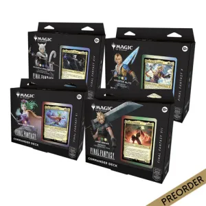 Magic Final Fantasy Commander Decks (Set of 4)