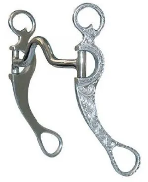 Medium Port Bit with Aluminum Engraved Shank