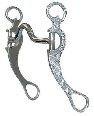Medium Port Bit with Aluminum Engraved Shank