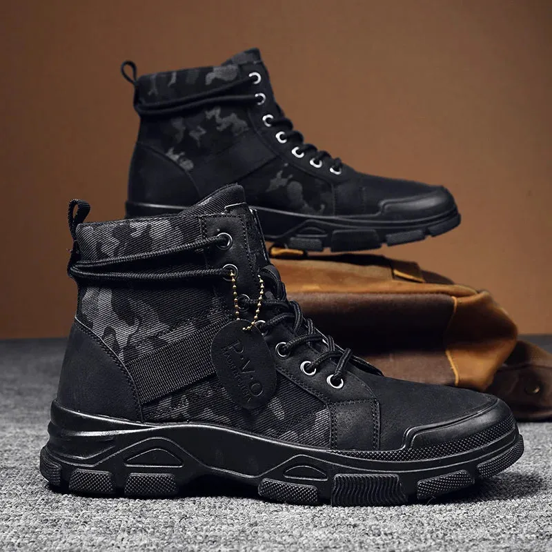 Medium Top  Boots Camouflage Men's