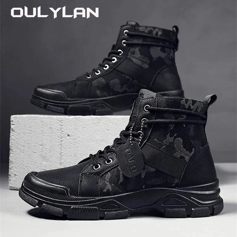 Medium Top  Boots Camouflage Men's