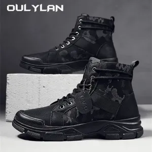 Medium Top  Boots Camouflage Men's