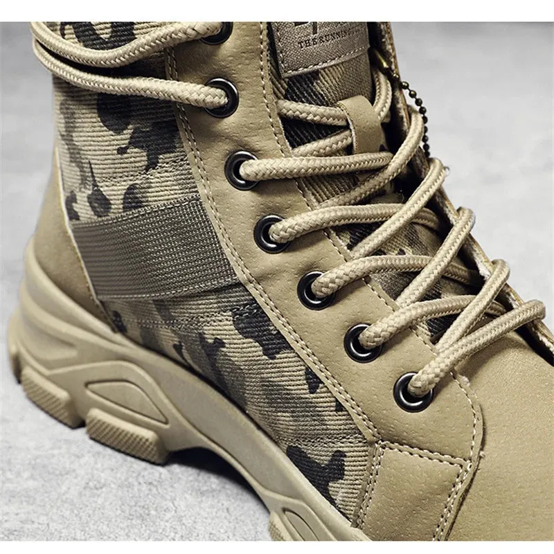 Medium Top  Boots Camouflage Men's
