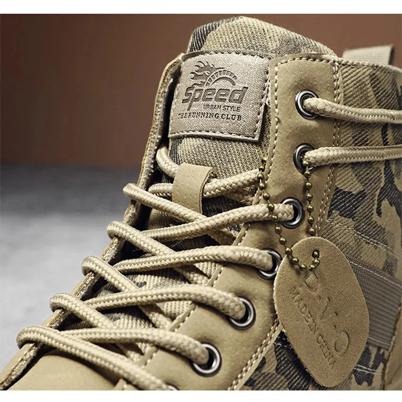 Medium Top  Boots Camouflage Men's