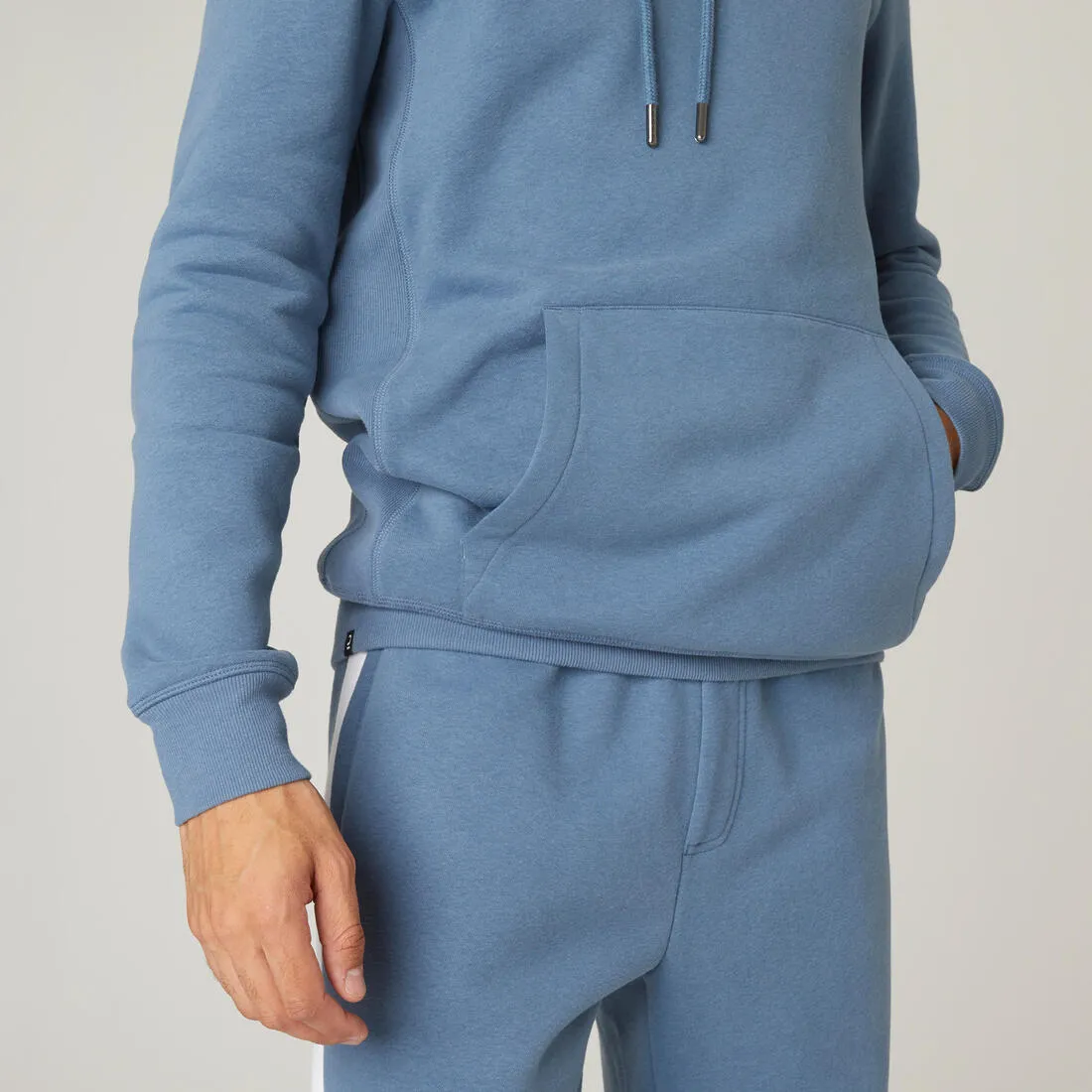 Men's Long Hoodie Warm 500