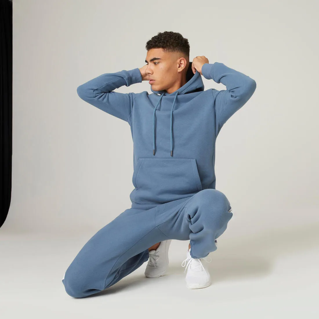 Men's Long Hoodie Warm 500