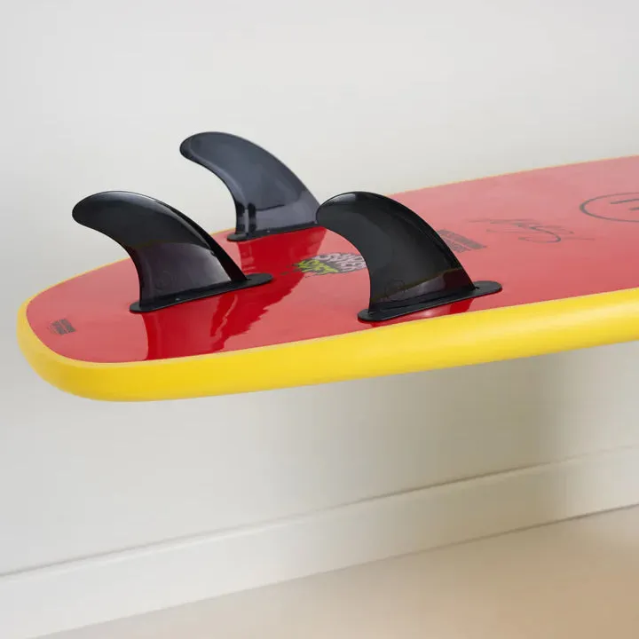 MICK FANNING BEASTIE SUPER SOFT 7'0" SUNSHINE/RED 48L