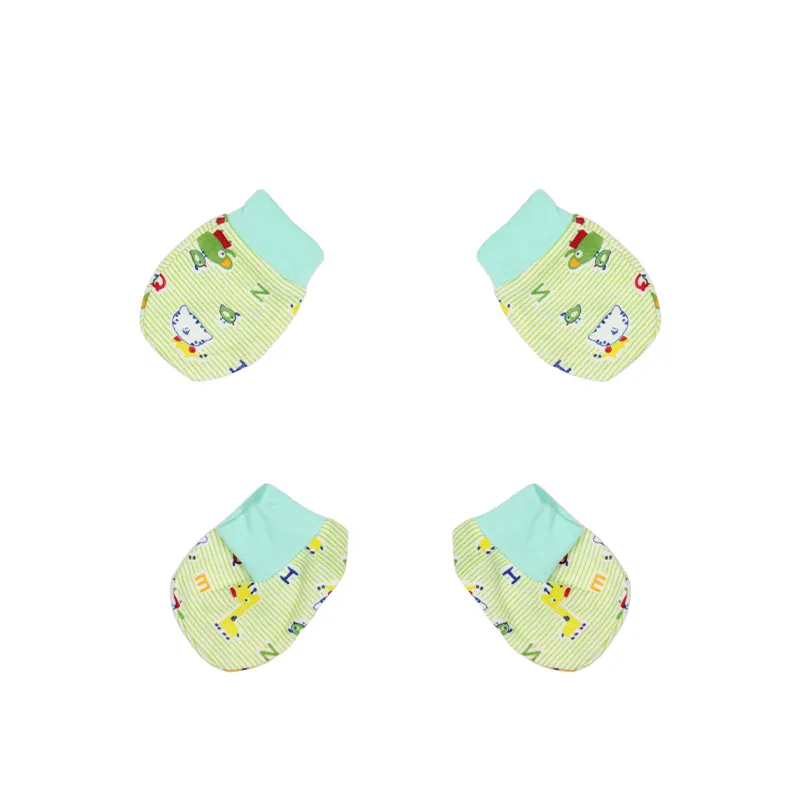 Mitten Booties Green Giraffe