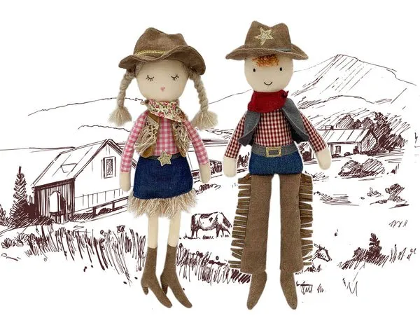 MON AMI - Clementine Cowgirl Doll