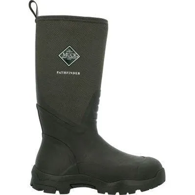 Muck Men's Pathfinder 15" Soft Toe Waterproof Tall Work Boot - Olive - MPFM300