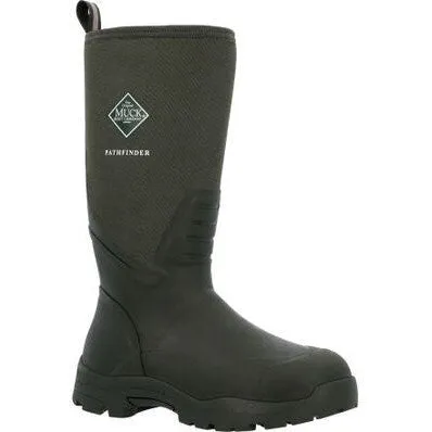 Muck Men's Pathfinder 15" Soft Toe Waterproof Tall Work Boot - Olive - MPFM300