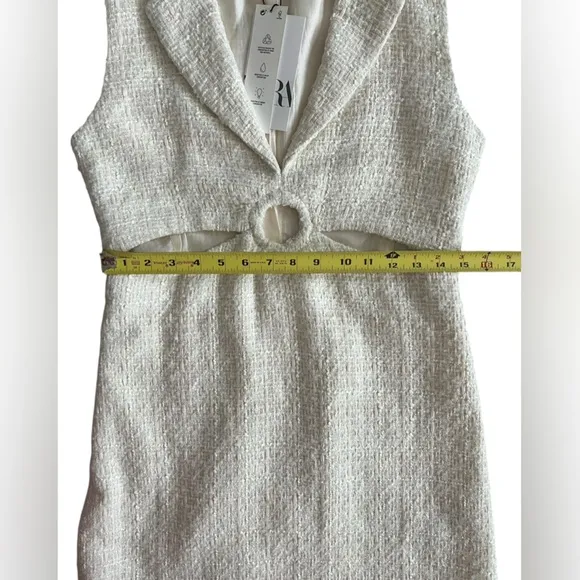 NWT Zara tweed cutout dress size medium Blogger Favorite