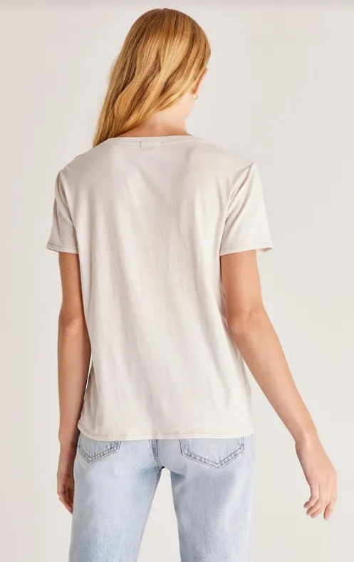 Organic easy sunsets & wine tee in pumice