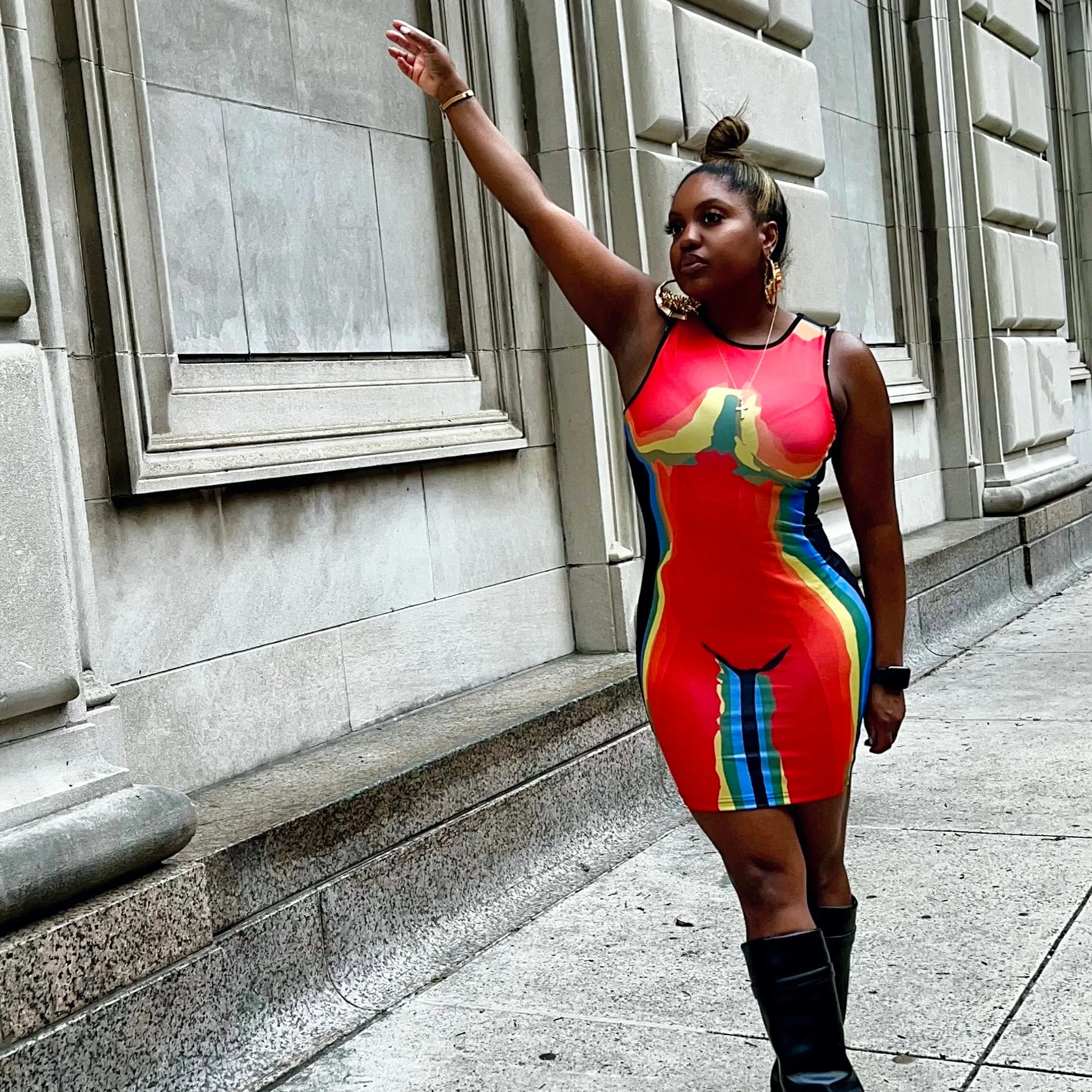 Painted On Dress