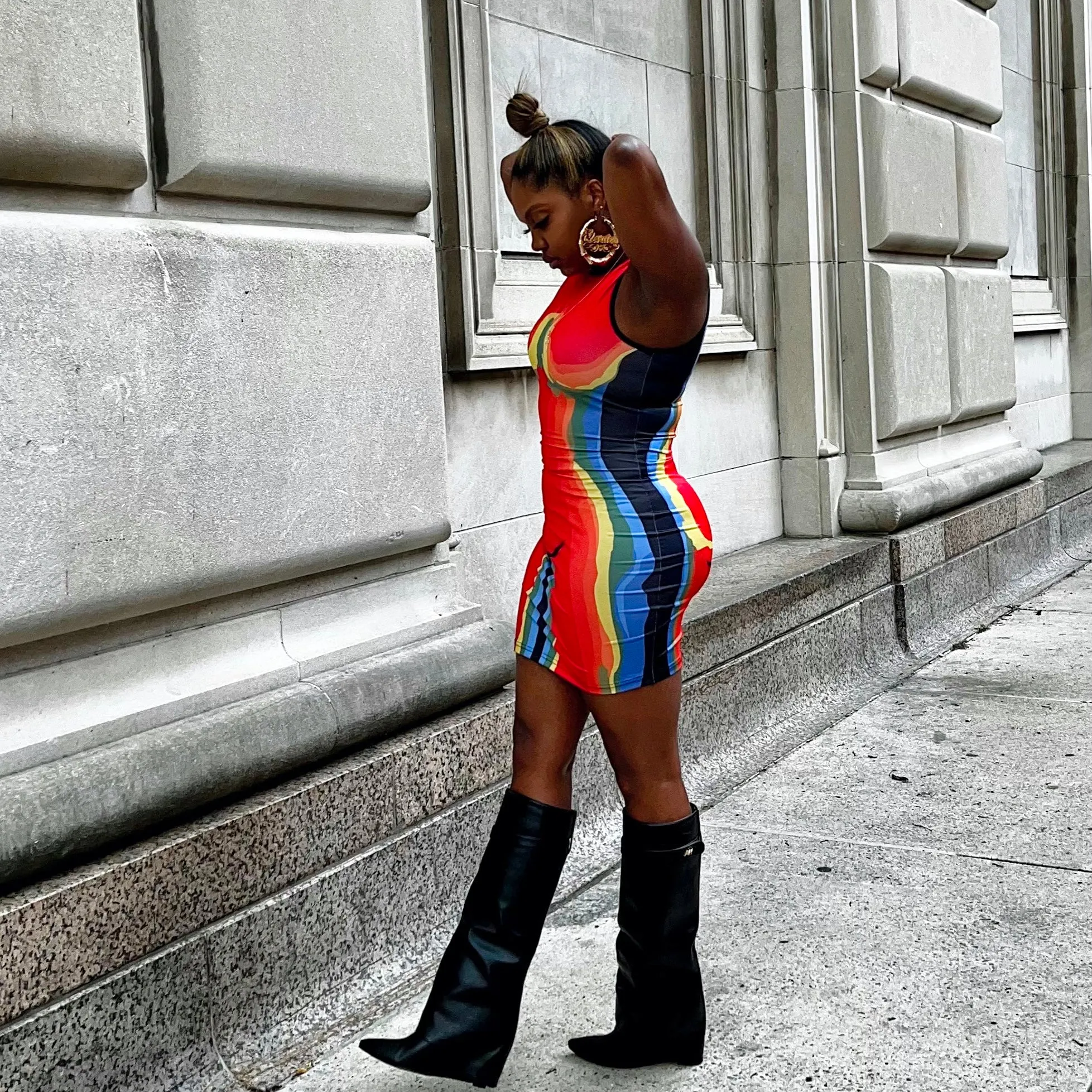 Painted On Dress