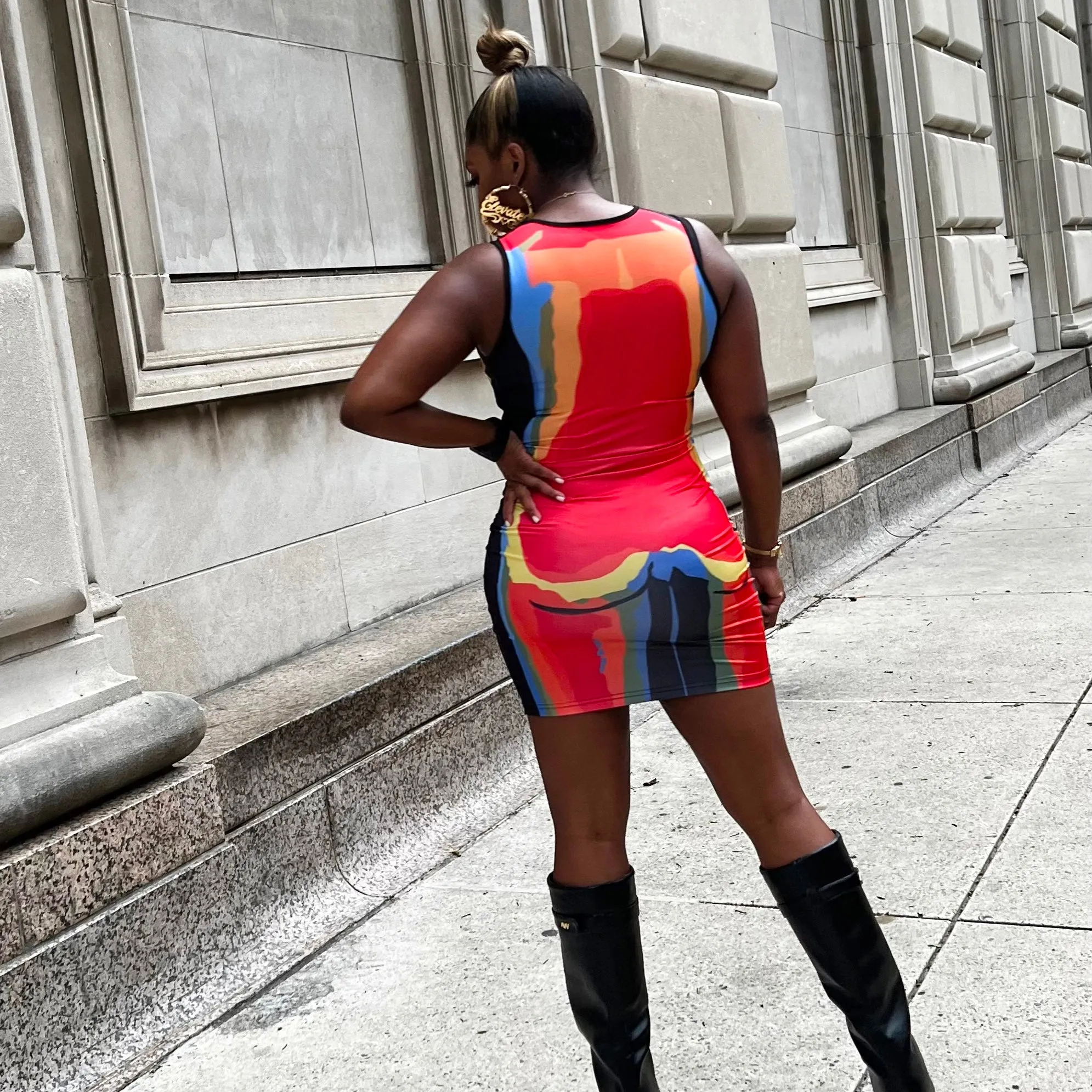 Painted On Dress