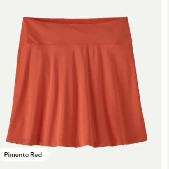 Patagonia Women's Maipo Skort pull-on Pimento Red 🆕📦🏃💨⚡